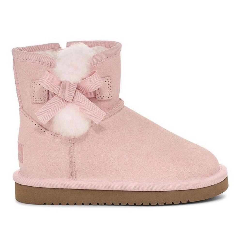 Koolaburra By Ugg Koola Mini Short Toddler Girl Pink  Boots Size 5 New In Box - Picture 2 of 9